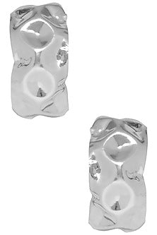 Silver Plated Hoop Earnings