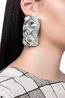 Silver Plated Hoop Earnings