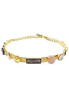 Candy Multicolor Geometric Shape Swarovski Choker Necklace