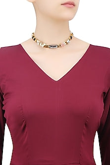 Candy Multicolor Geometric Shape Swarovski Choker Necklace