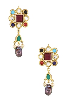 Gold Plated Diana Earrings