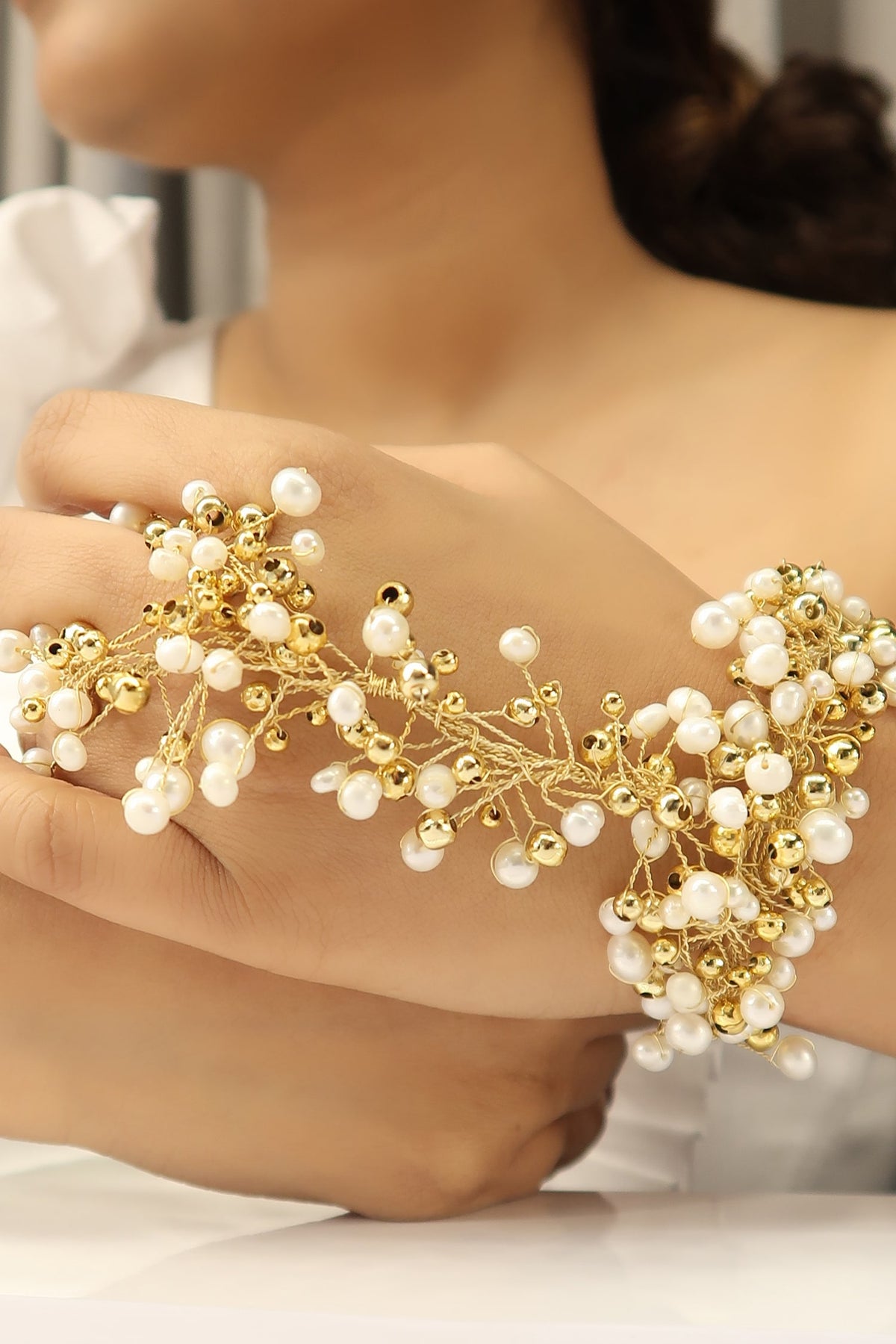 Indu Beaded Hathphool 