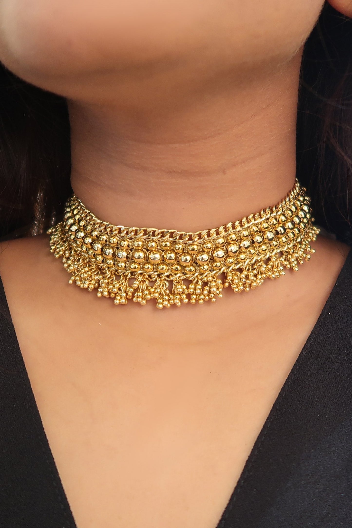 Rashk Gold Choker 