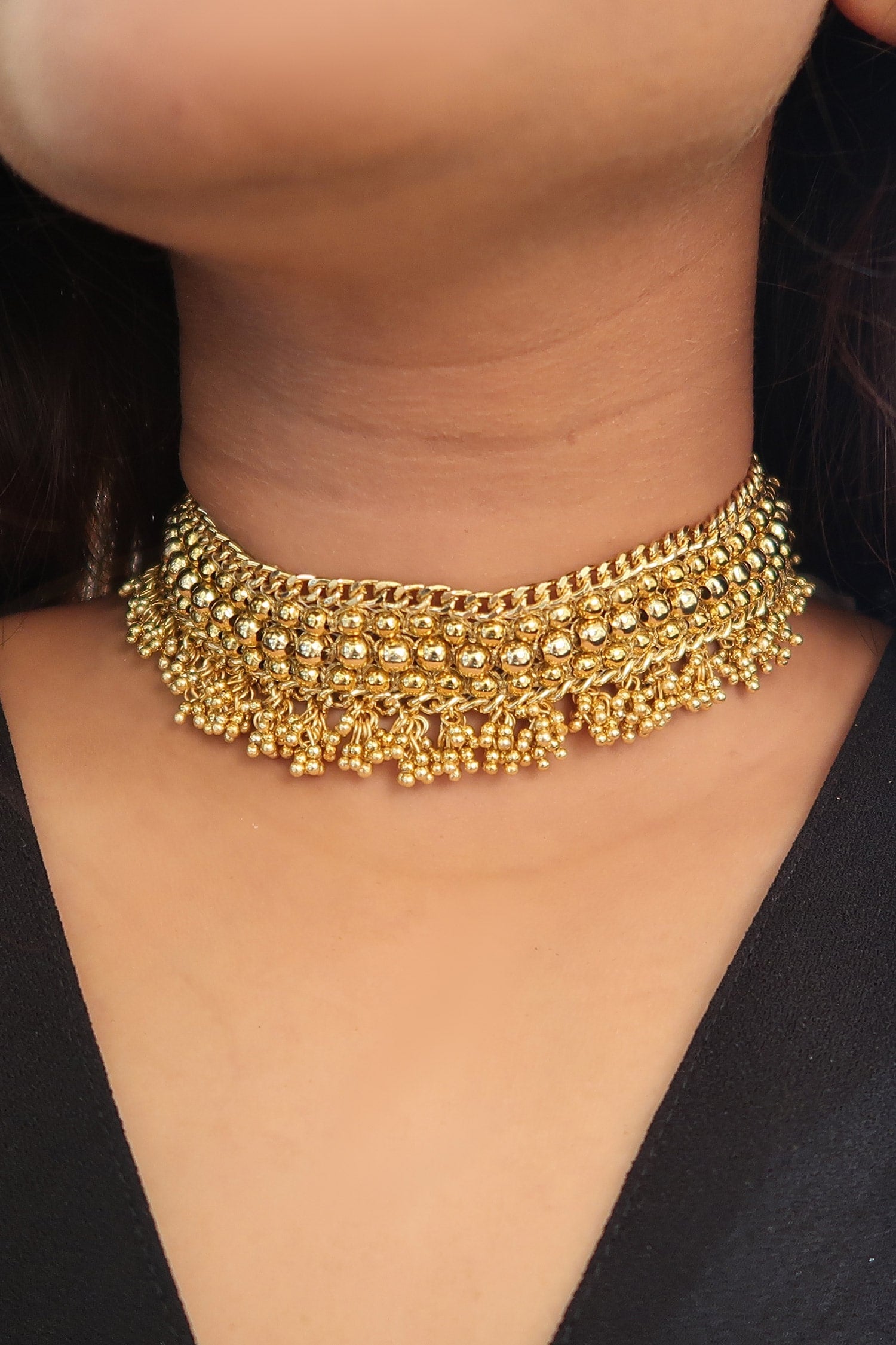 Rashk Gold Choker 