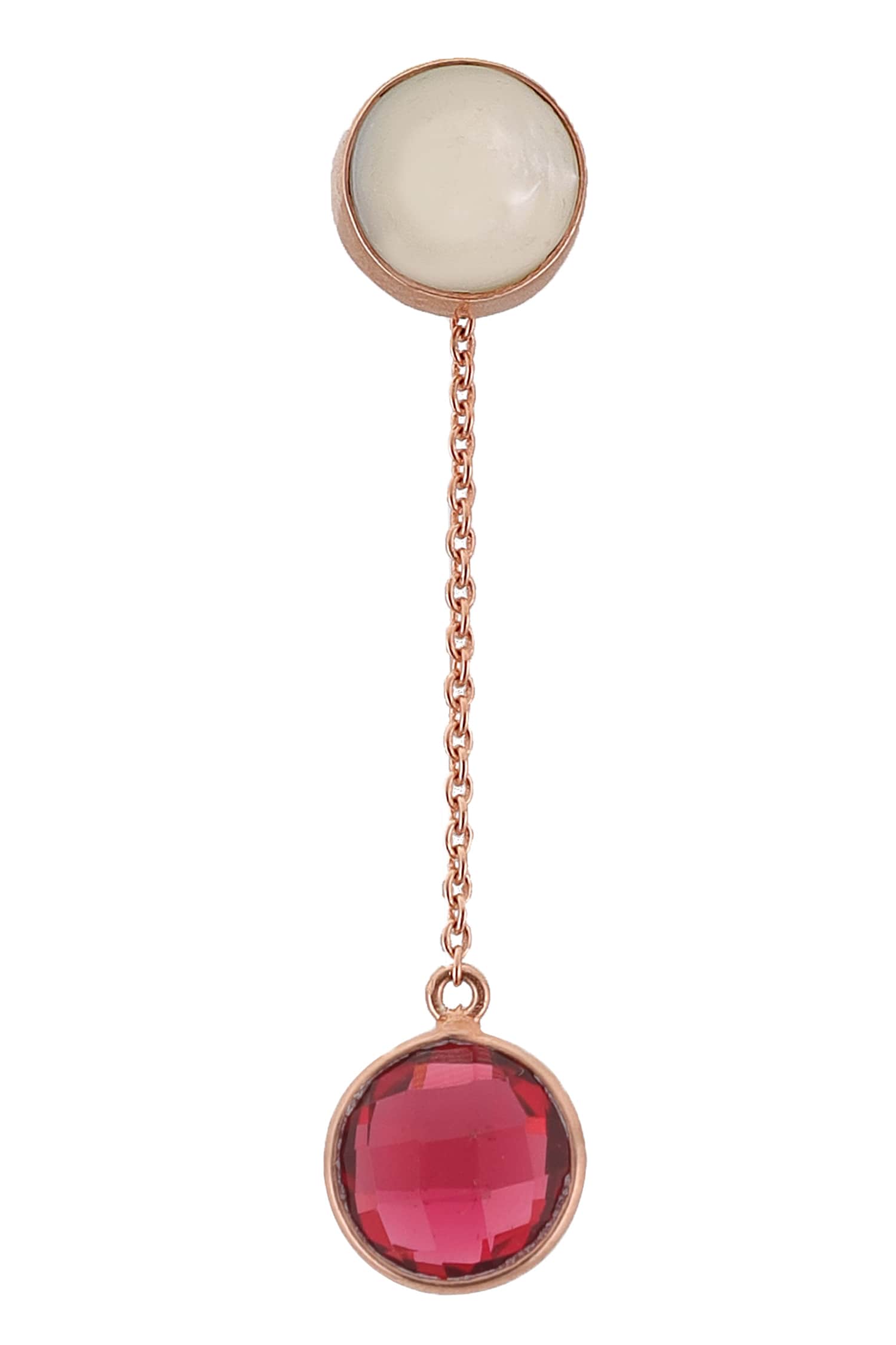 Handcrafted Tiered Stone Danglers 