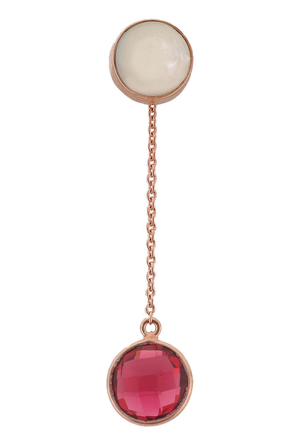 Handcrafted Tiered Stone Danglers 