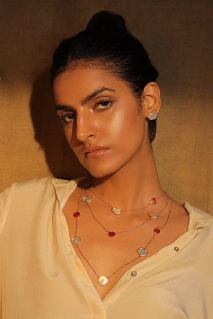  Layered Heart Necklace 
