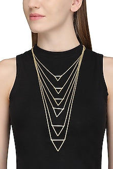 Gold Plated Layered Necklace