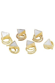 Gold Plated with Mother Of Pearl Hair Pin