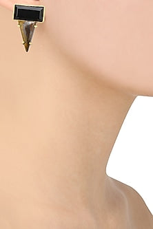 Gold plated Tesselate Earrings