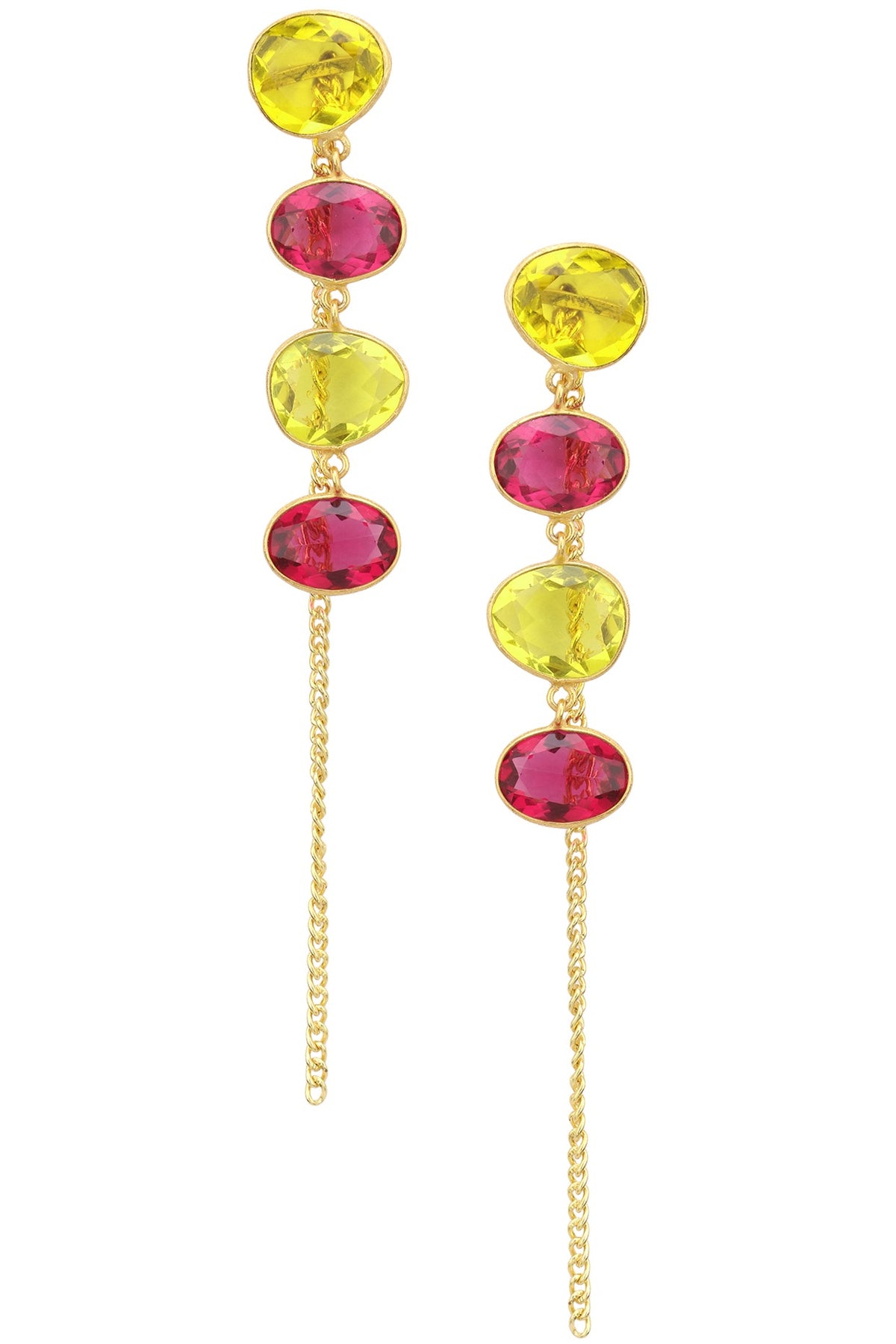 Gold plated Rill Earrings