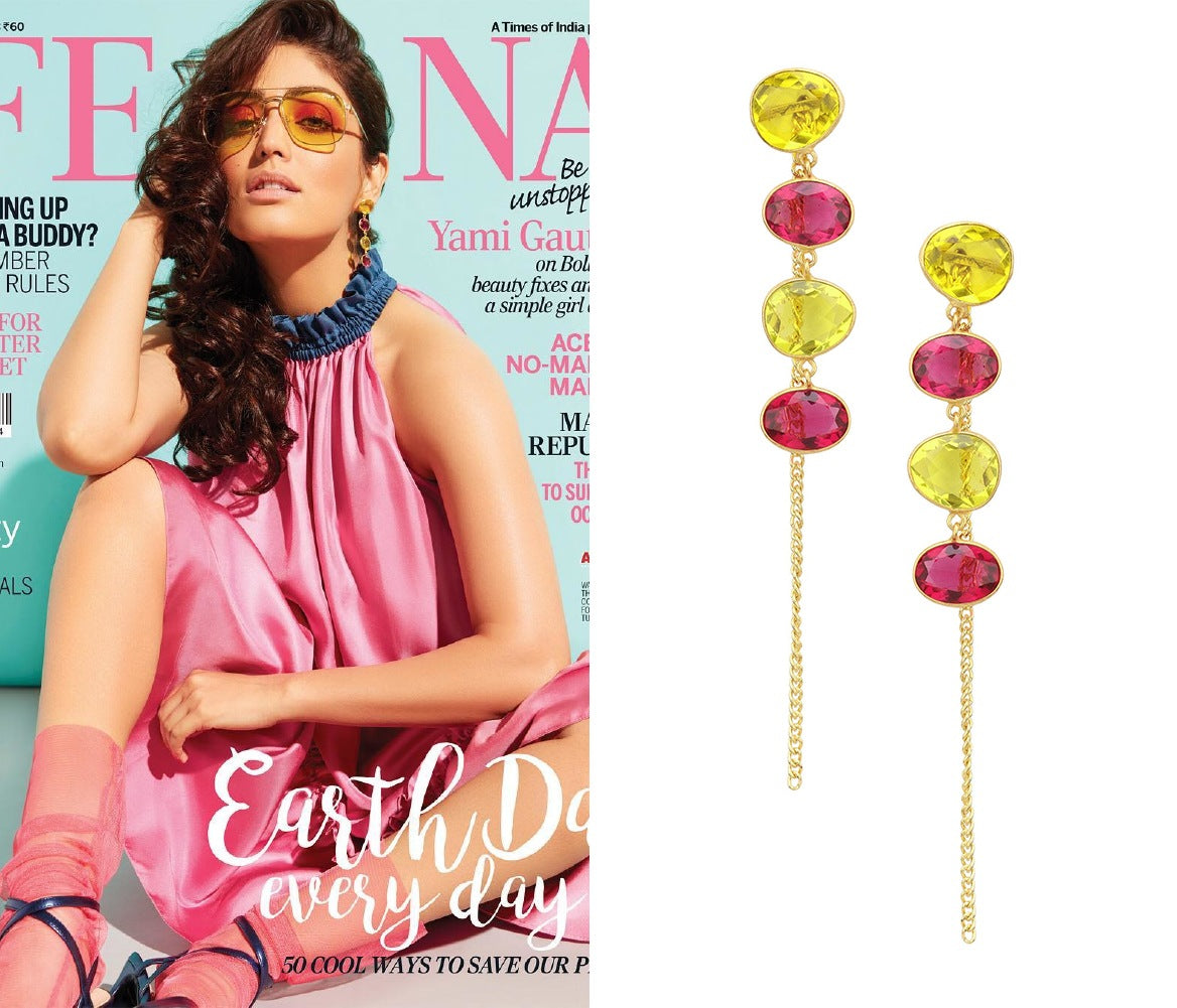 Gold plated Rill Earrings
