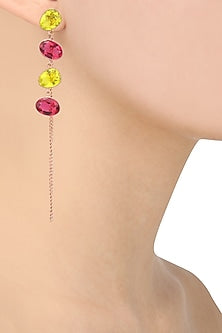 Rose gold plated Rill Earrings