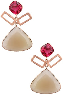 Rose gold plated Aurora Earrings