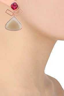 Rose gold plated Aurora Earrings
