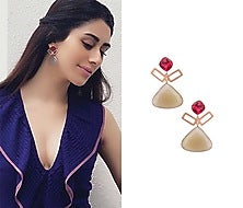 Rose gold plated Aurora Earrings