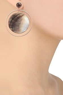 Rose gold plated Dune Earrings
