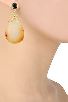 Gold plated Sandbar Earrings