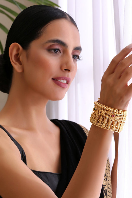 Floral Embellished Kada 