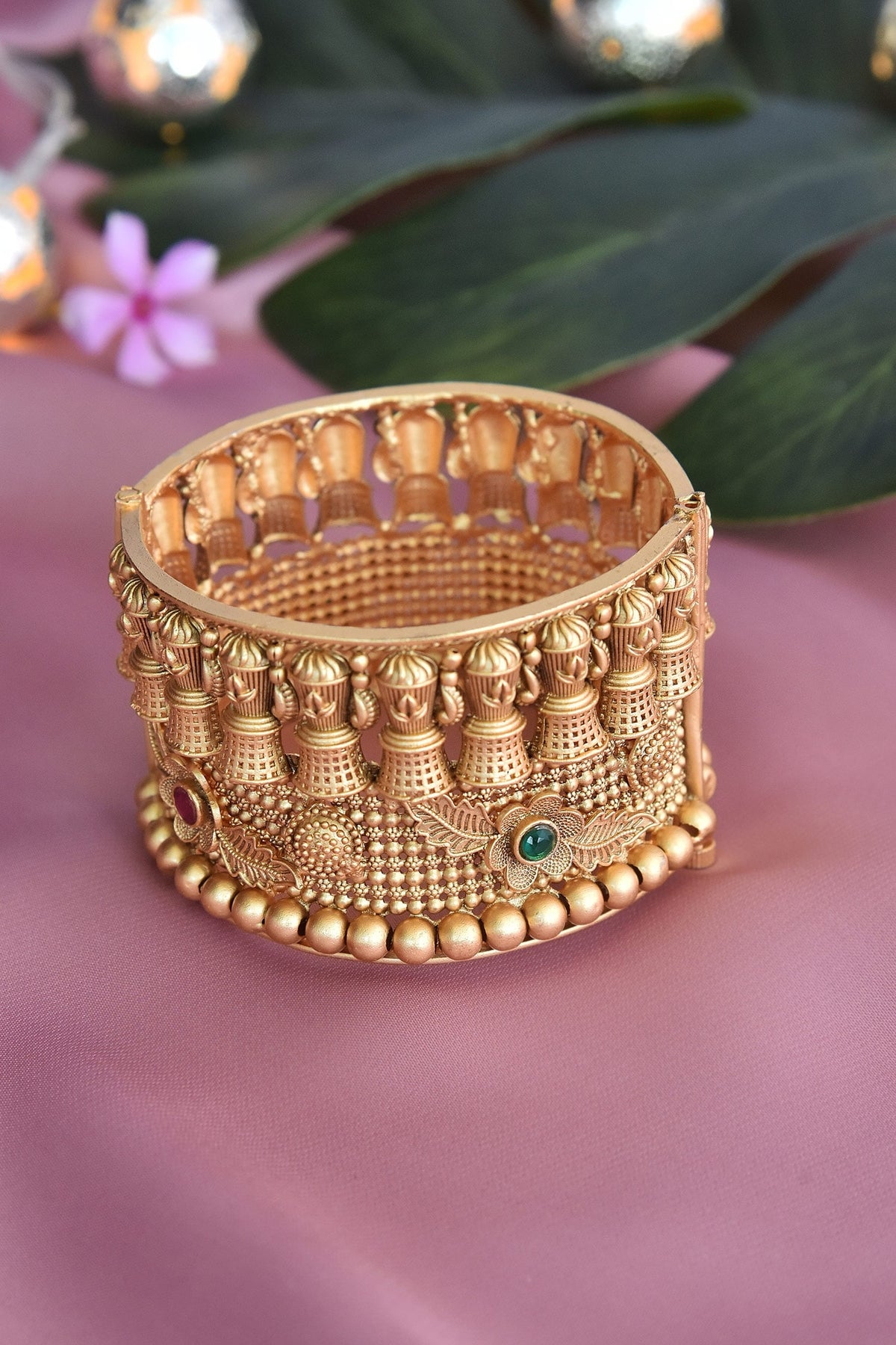 Floral Embellished Kada 