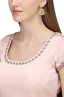Gold Plated Pearl Earrings
