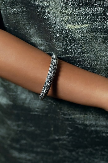 Black Rhodium Finish Bangle