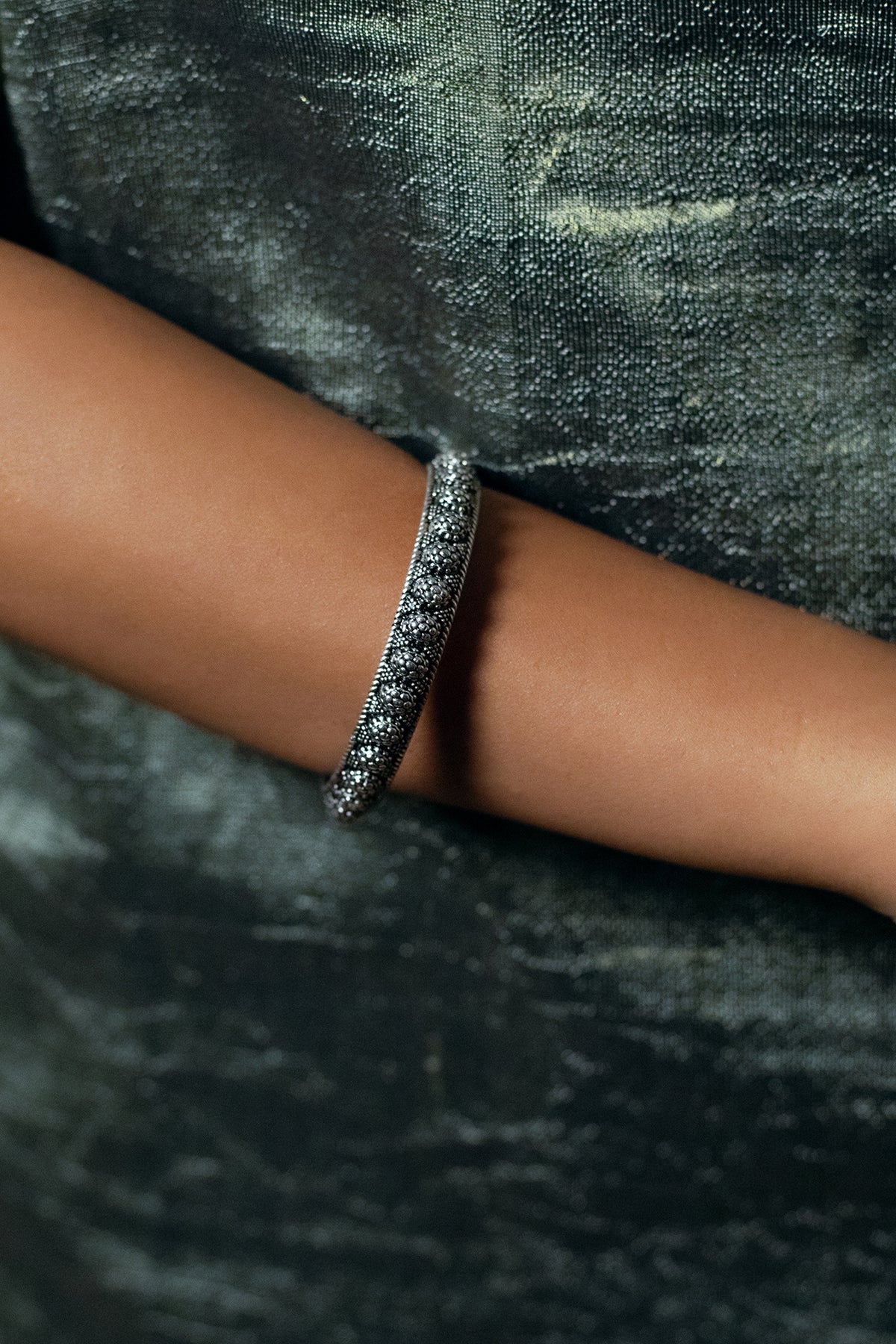 Black Rhodium Finish Bangle