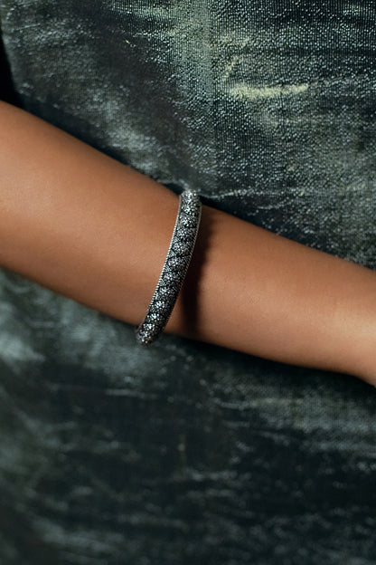 Black Rhodium Finish Bangle