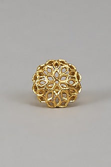 Gold Finish Brass Ring