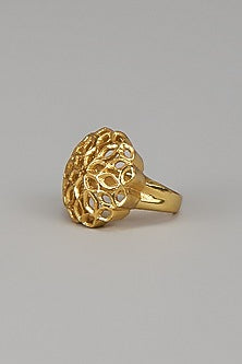 Gold Finish Brass Ring