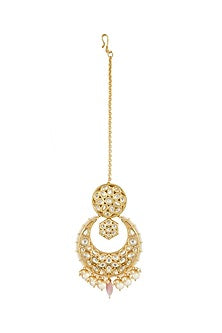 Gold Plated Kundan Polki Choker Necklace Set