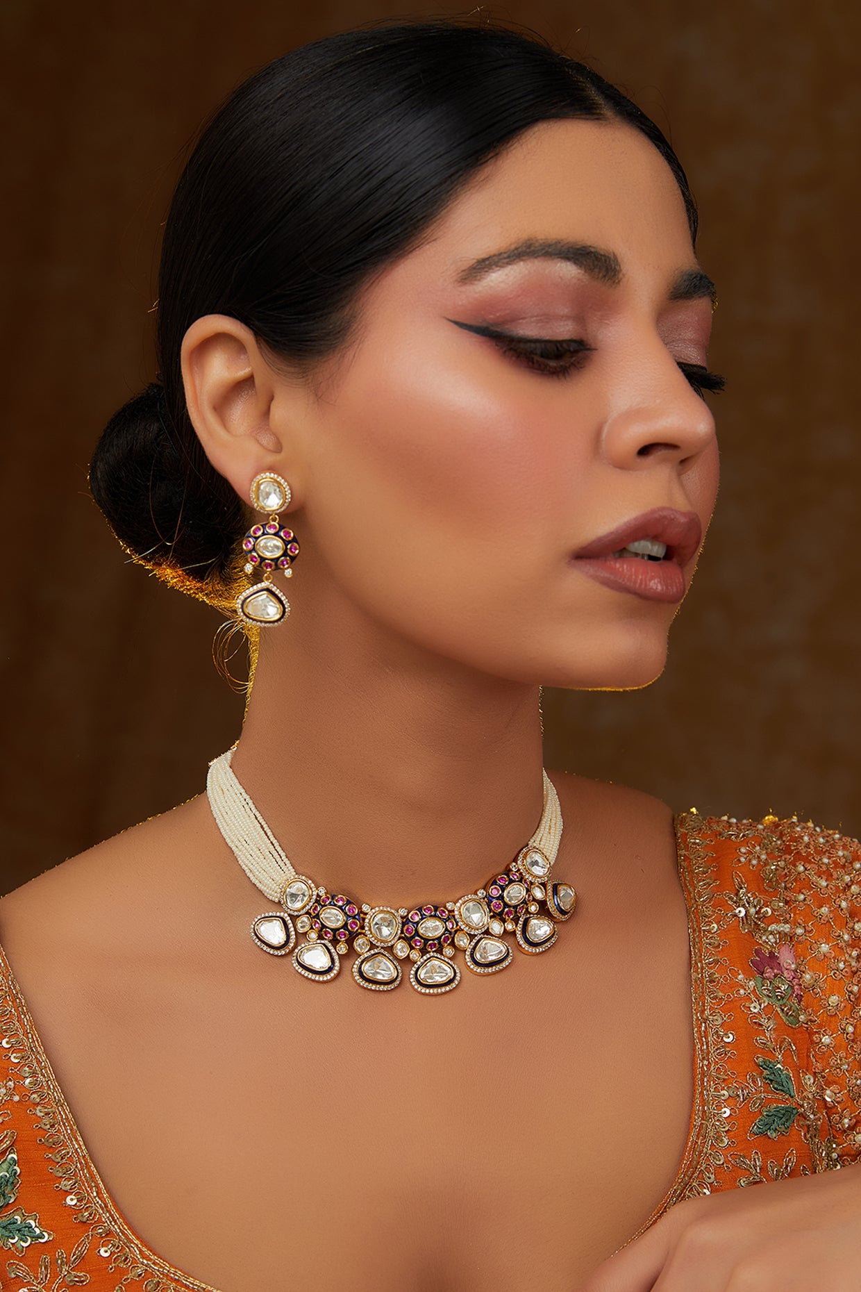 Diva Kundan Choker Sets