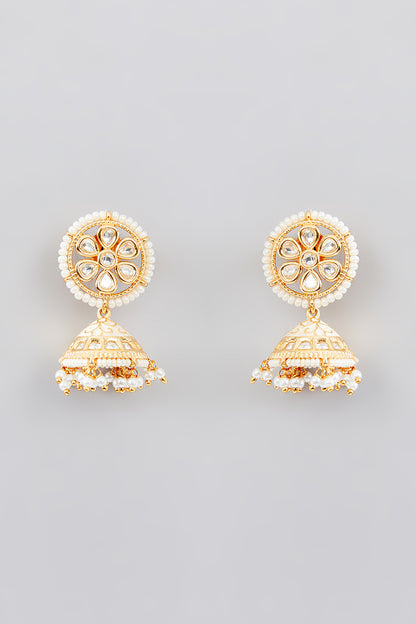 Hansa Pearl Kundan Long Set