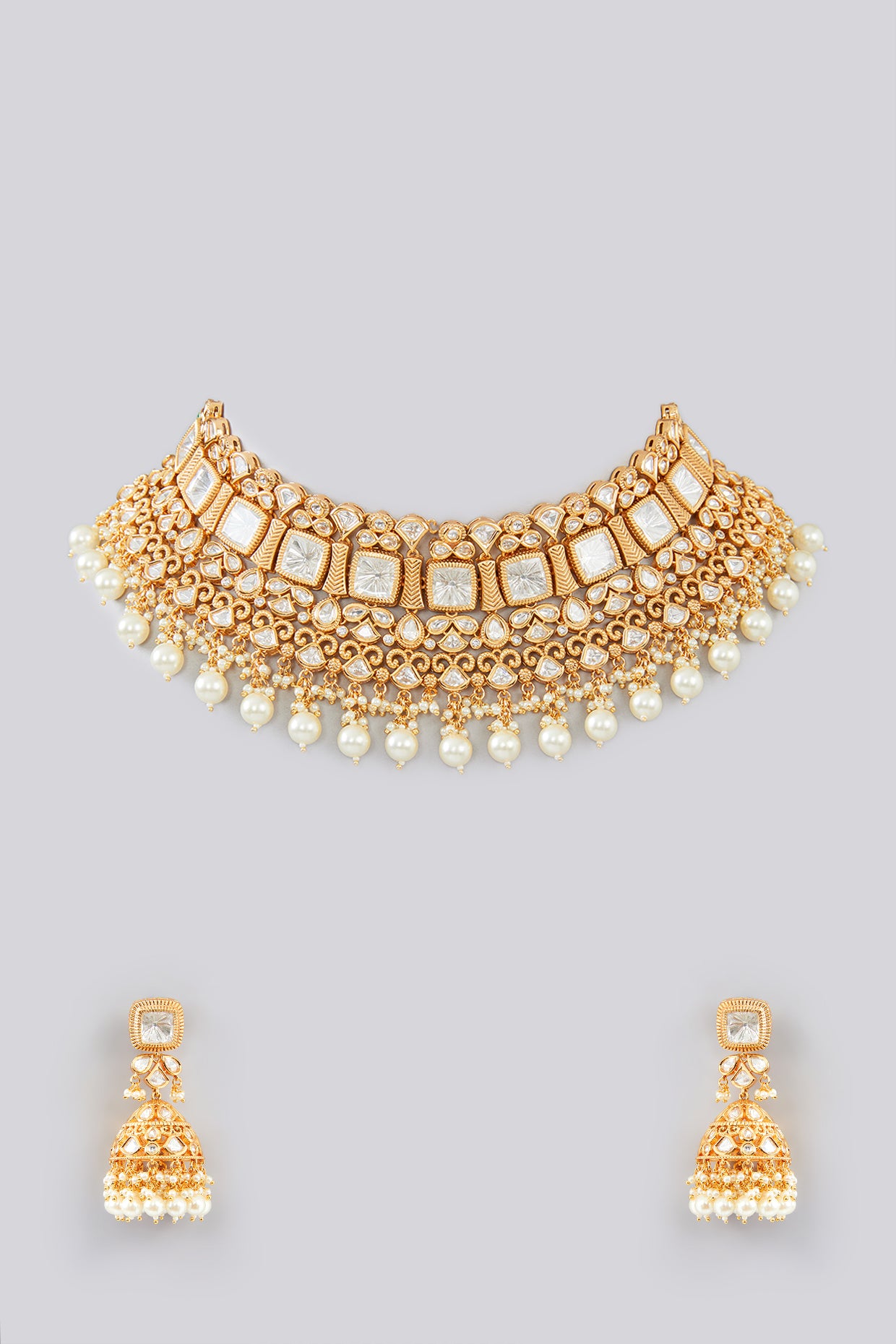 Neil Pearl Kundan Set