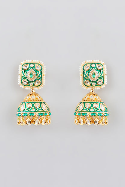 Gauri Pearl Kundan Long Set