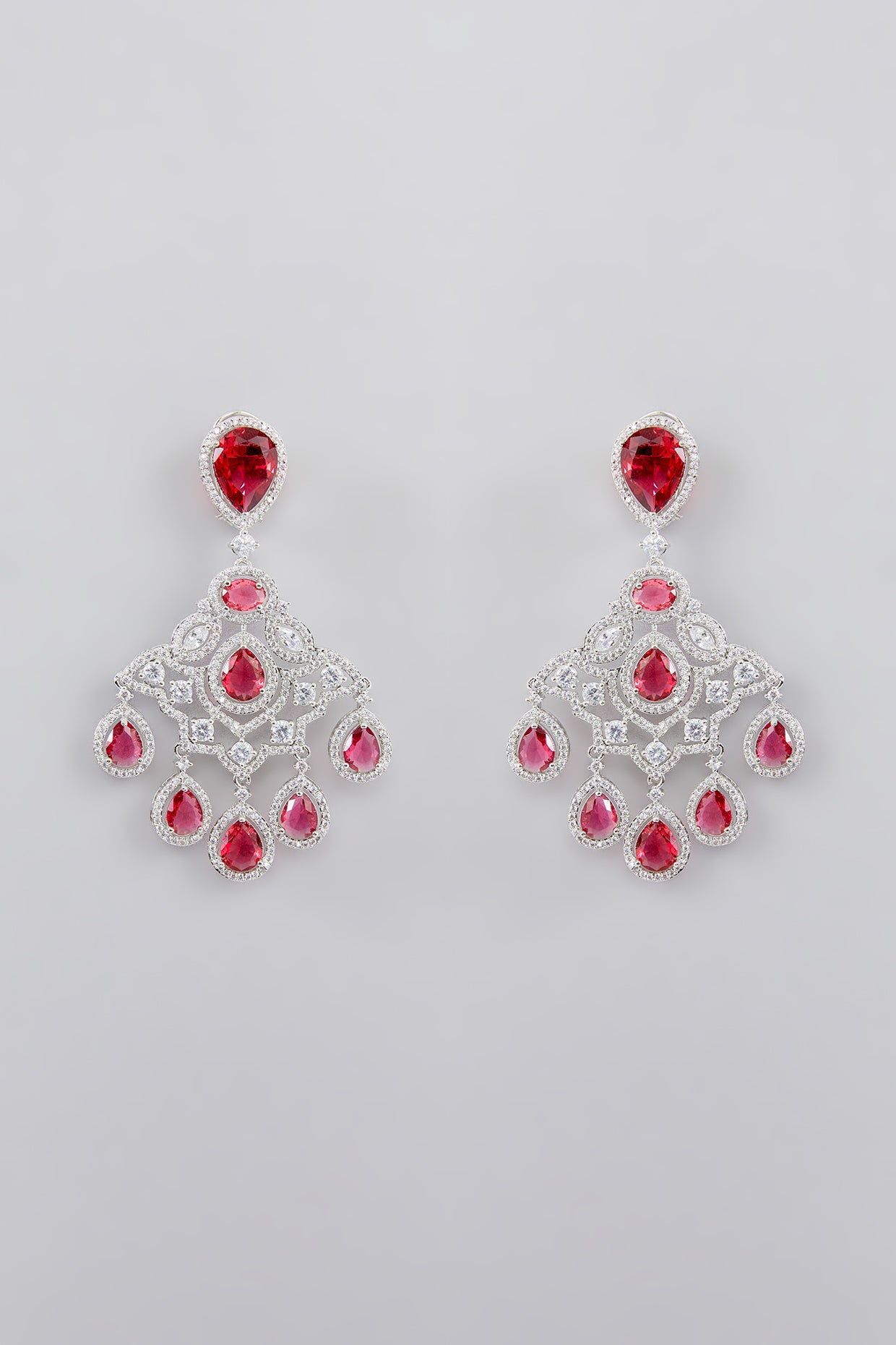 Louis Ruby Diamond Earrings