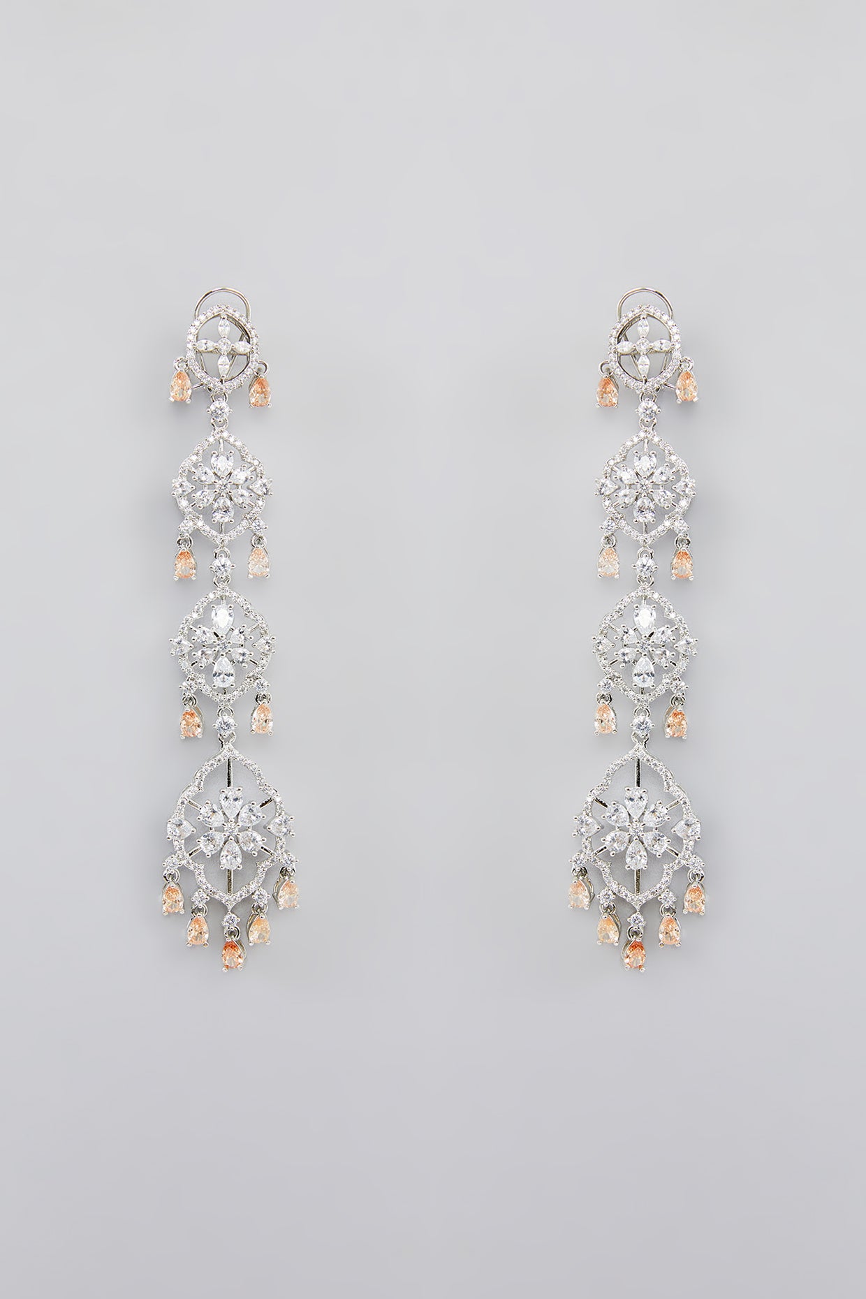 Ann Topaz Diamond Earrings