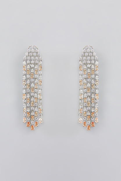 Alice Topaz Diamond Earrings