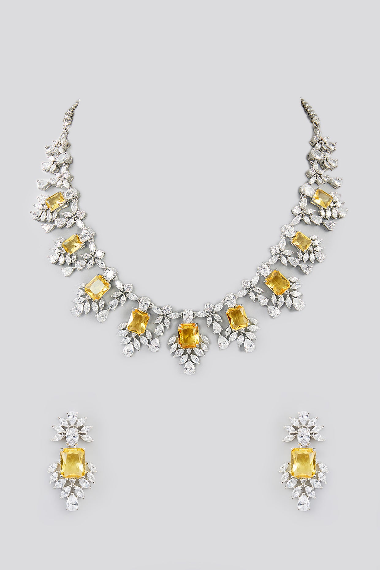 Prisha Diamond Necklace set