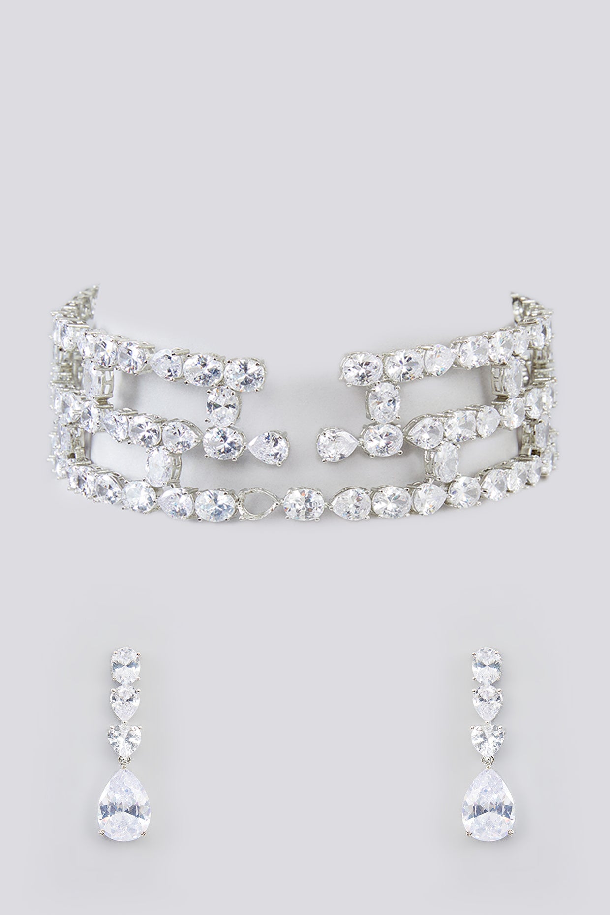 Nisha Diamond Choker Necklace set