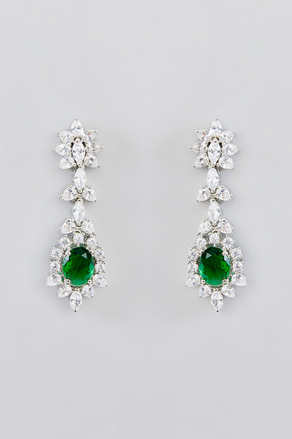 Ohana Emerald Diamond Necklace set
