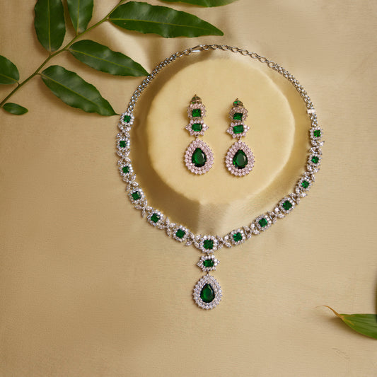 ELISHA EMERALD DIAMOND Necklace Sets