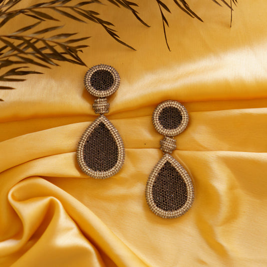 ELMA ONYX DANGLER EARRINGS