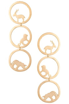 Gold plated amare earrings