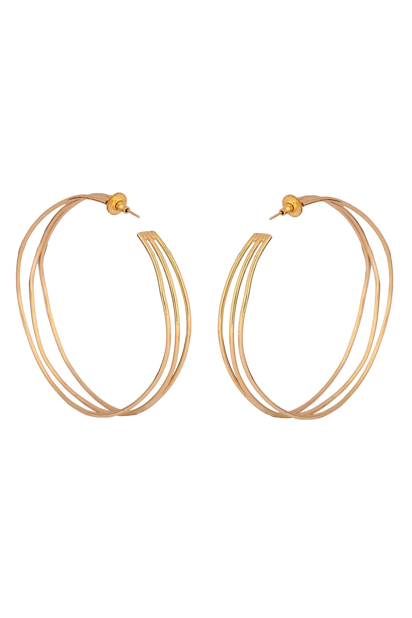Handcrafted Multi-Hoop Earrings 