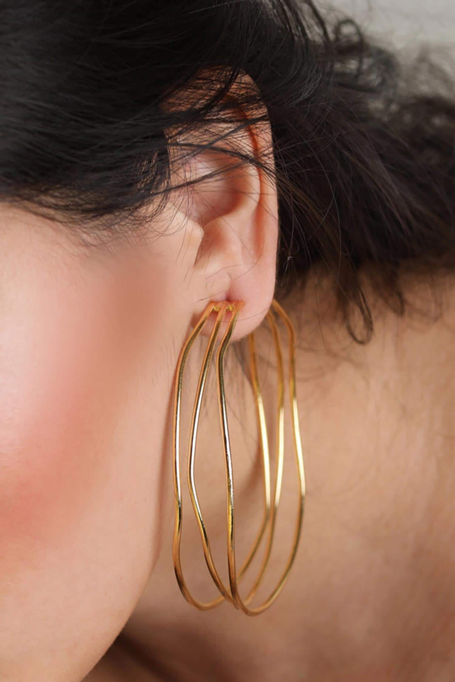 Handcrafted Multi-Hoop Earrings 