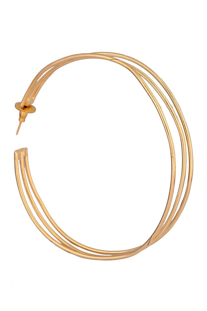 Handcrafted Multi-Hoop Earrings 