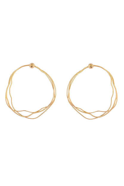 Handcrafted Bent Hoops 