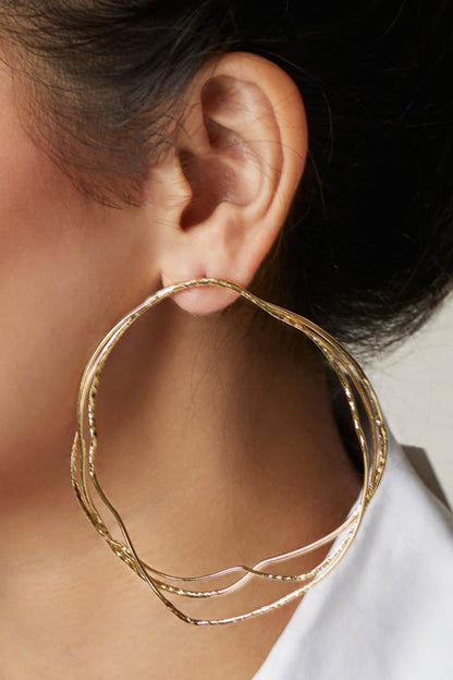 Handcrafted Bent Hoops 