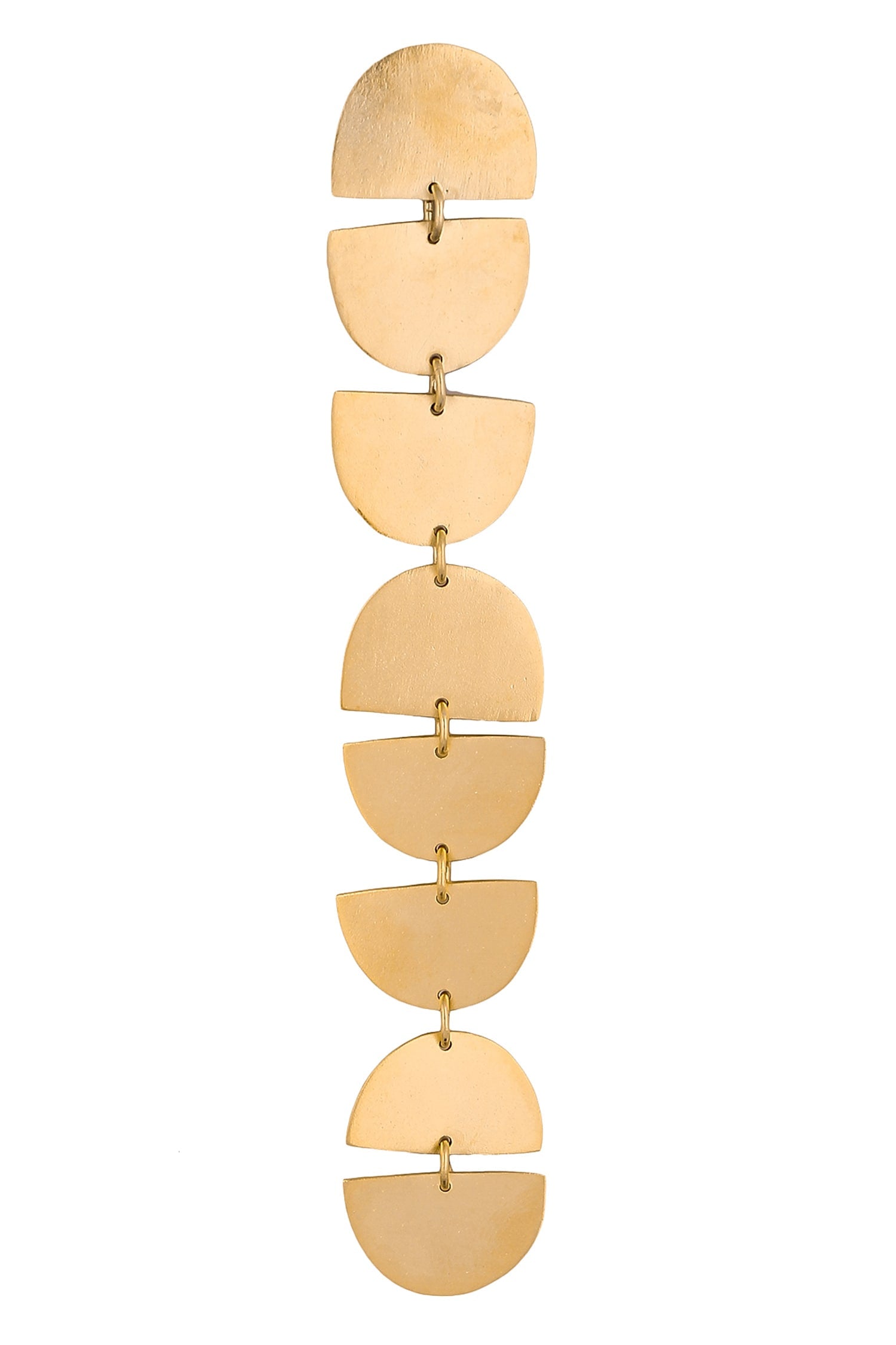 Tiered Geometric Long Earrings 